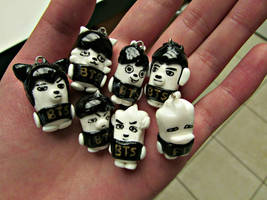 BTS Hip Hop Monster Charms