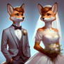 Male Fox in Wedding Dress Request