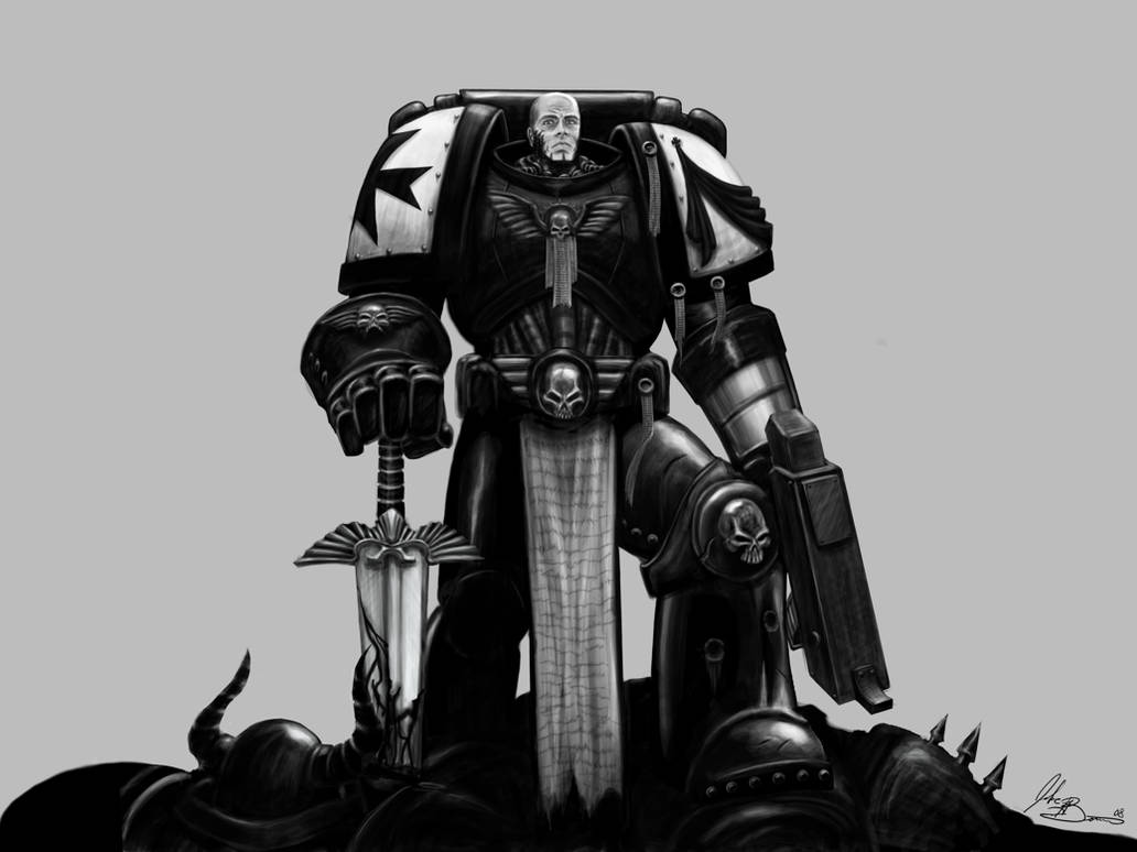 Black Templar Space Marine by AlphaWalrus on DeviantArt