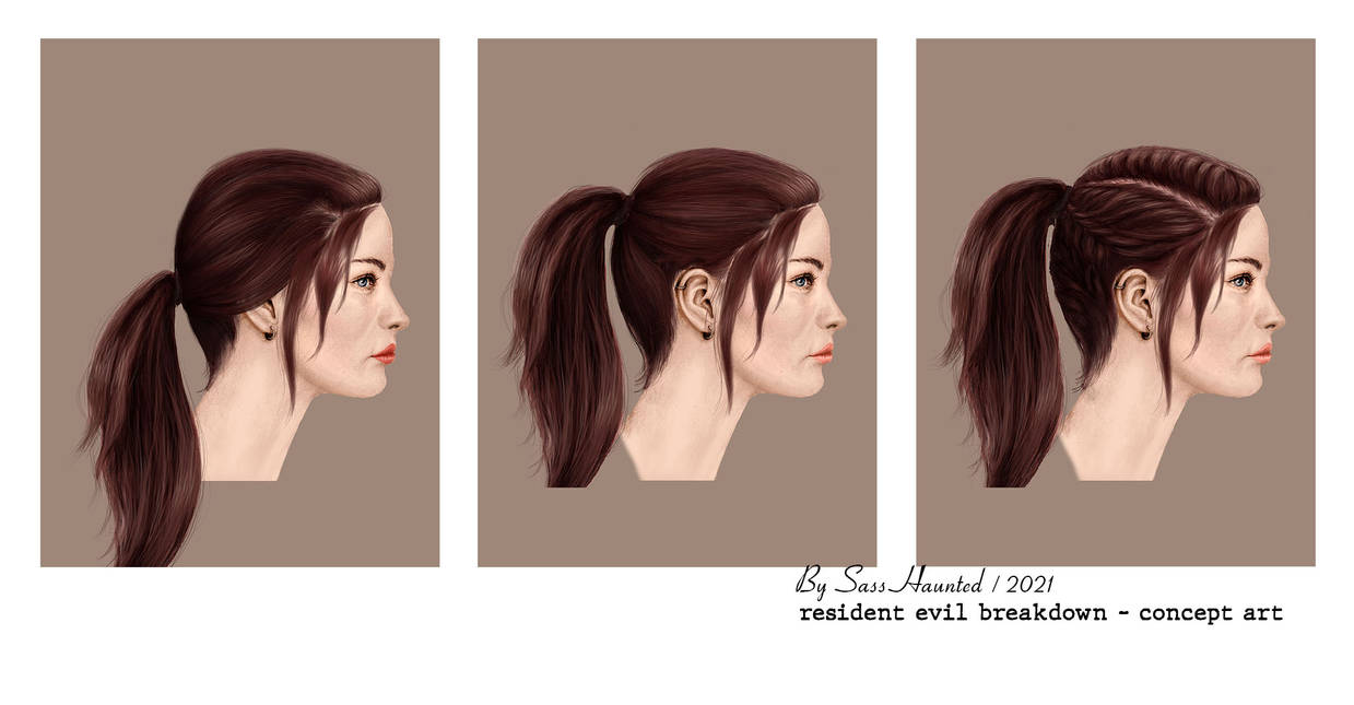 Claire Redfield - concept art template1