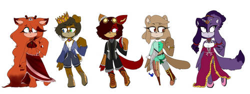 Sonic/Anthro collab adopts ONE LEFT! by illumyra