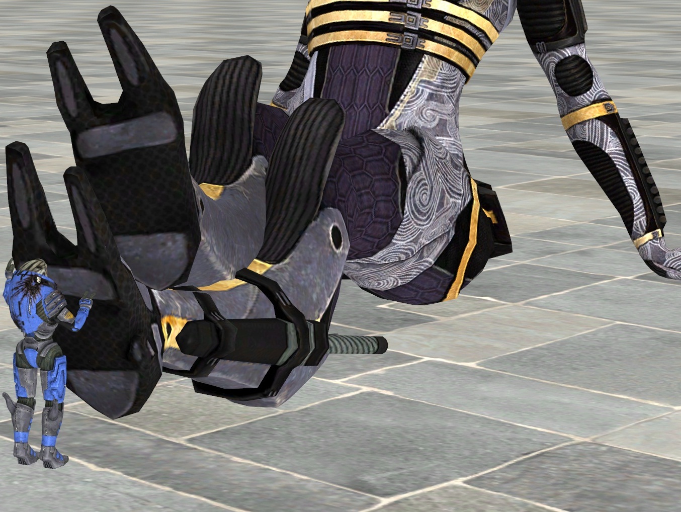 Garrus Rubs Tali's Feet #1