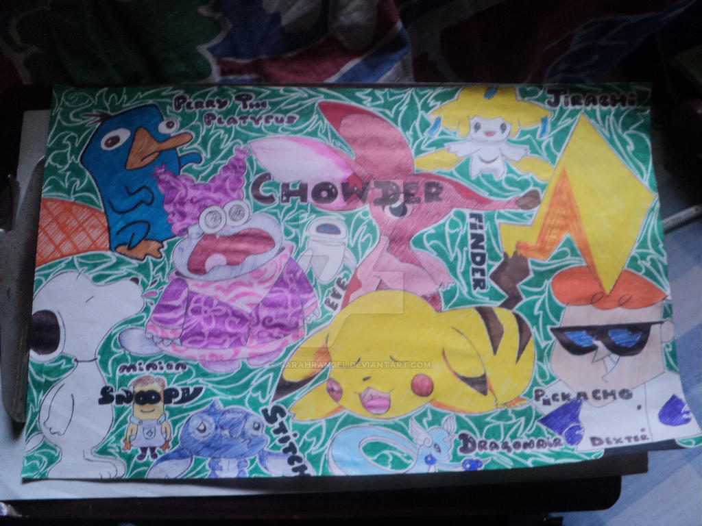 Cartoon collage by SarahRangel on DeviantArt