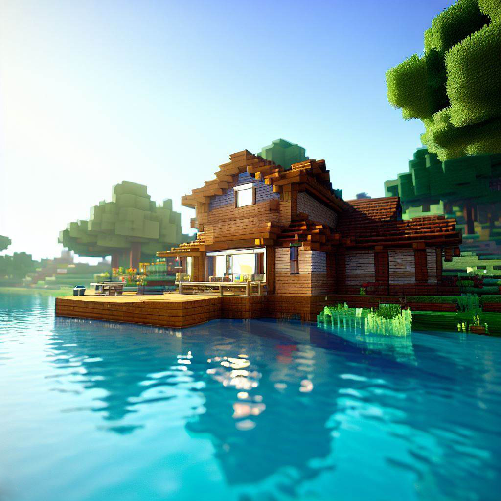 AI Minecraft Vacation Lake House 2 By JA2H On DeviantArt