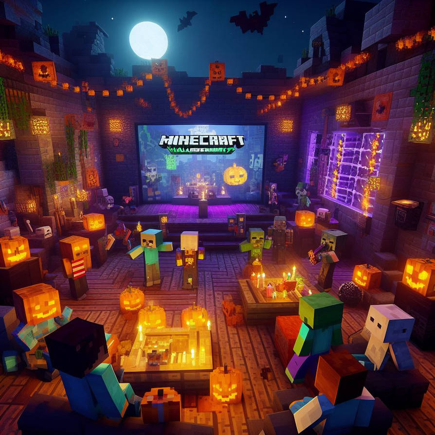 AI Minecraft Halloween Party 1 By JA2H On DeviantArt ai-minecraft-halloween-party-1-by-ja2h-on-deviantart