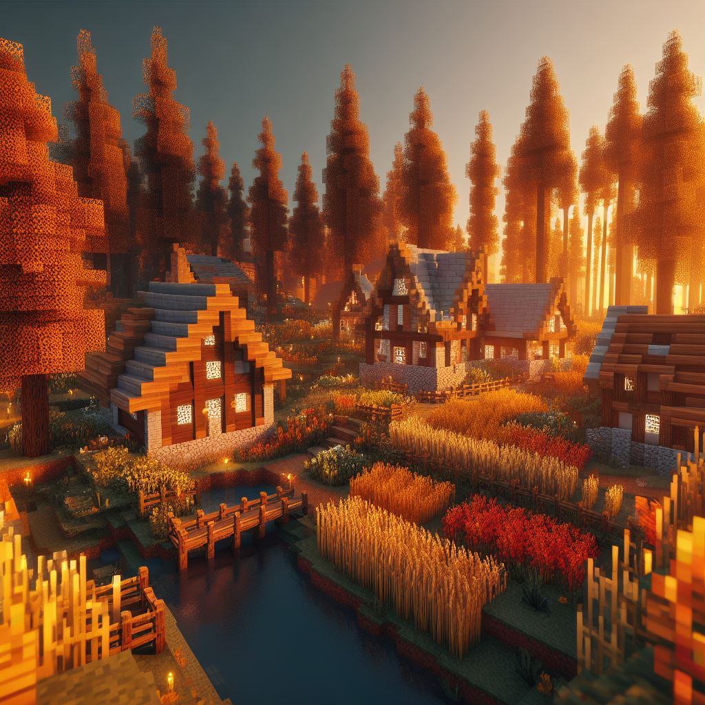 AI Minecraft autumn 5 by JA2H on DeviantArt