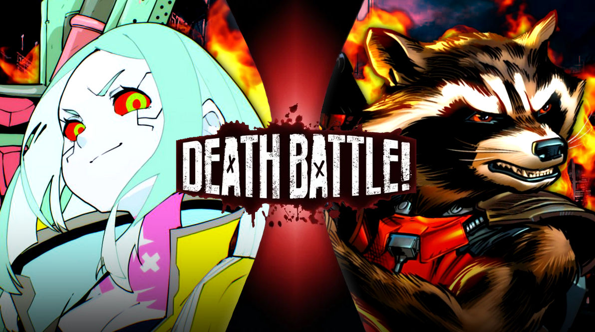 Rebecca VS Rocket (Cyberpunk VS Marvel) by squirrel-ghost on DeviantArt