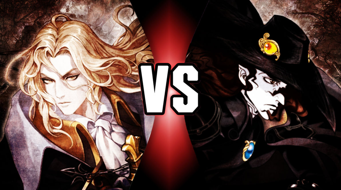 Alucard VS D (Castlevania VS Vampire Hunter D) by squirrelghost on