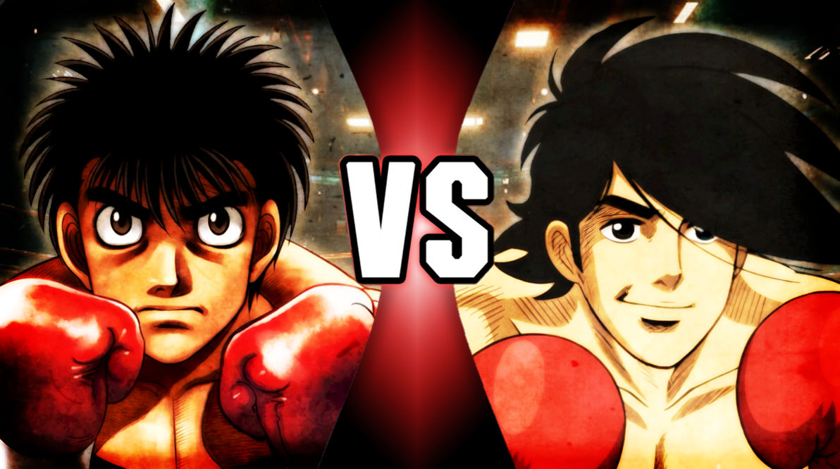 Ippo VS Joe (Hajime no Ippo VS Ashita no Joe) by squirrel-ghost on