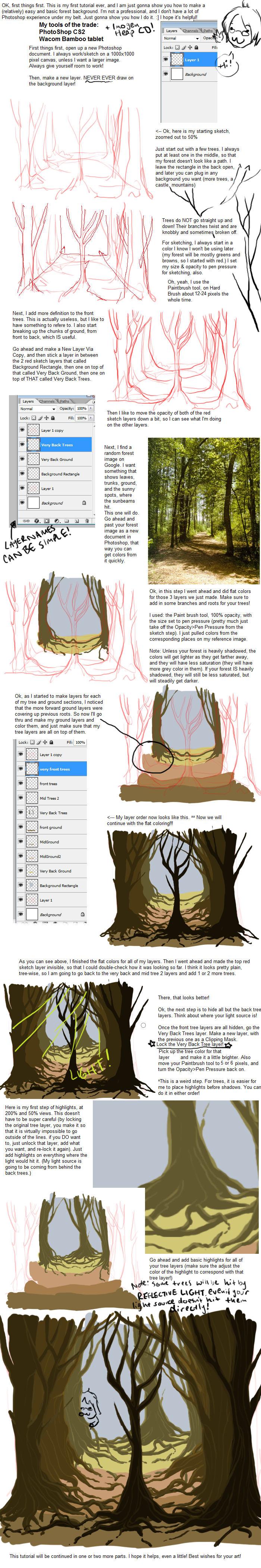 How Nen Draws Forests