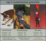 commission pricelist [open] by sirinssong