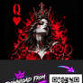 Queen of Hearts - Card Art - Wallpaper