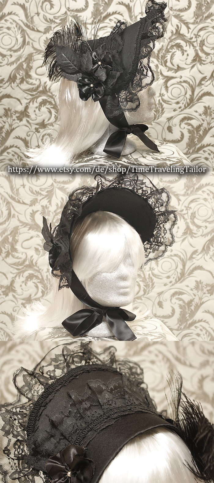 Victorian half bonnet #1