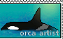 Orca Artists Stamp