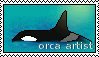 Orca Artists Stamp by grayorca