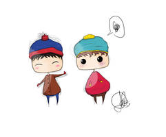 Chibi - Stan and Cartman