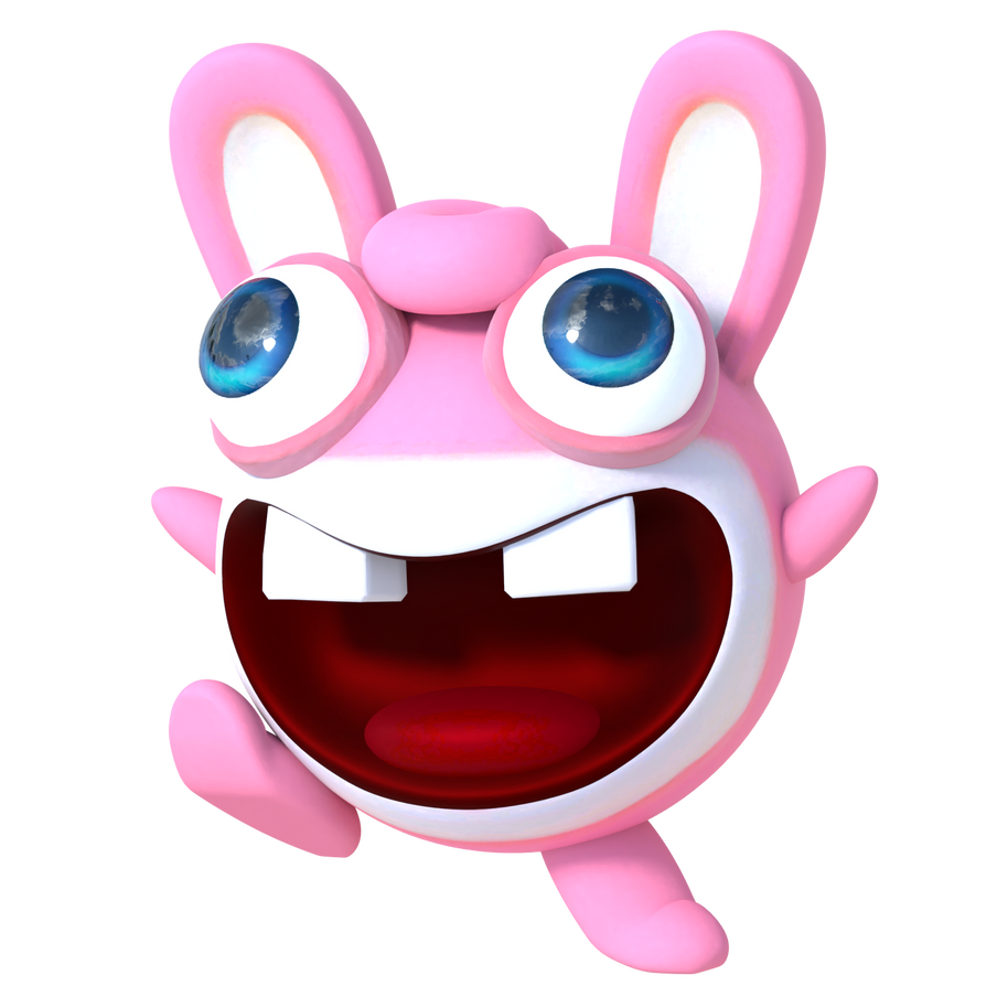 Rabbid Jigglypuff by Jorge-SunSpirit on DeviantArt