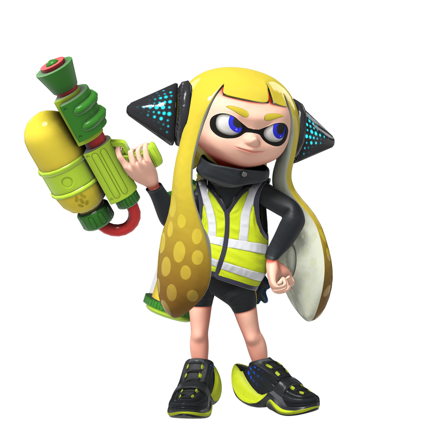 Inkling (Hero outfit) (Super Smash Bros. Ultimate) by Jorge-SunSpirit ...