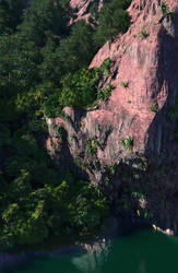 A cliff somewhere in Oceania