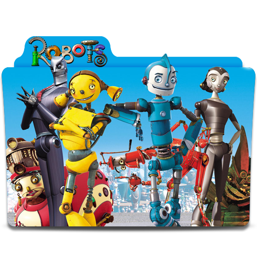 Robotics Folder Robots Movie Folder Icon by SharatJ on DeviantArt