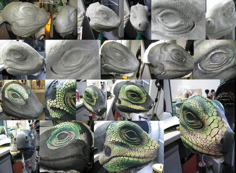 reptile mask progress