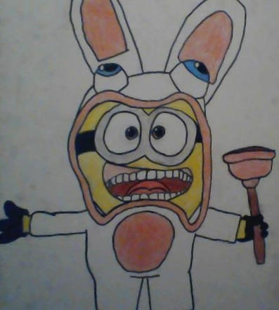 Minion Rabit Minion Rabbid Sketch by SkMegle on DeviantArt