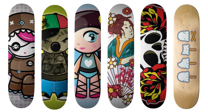 cute skate decks