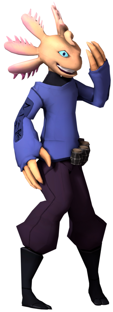 Axol (Classic Render) by CesarZambrano on DeviantArt