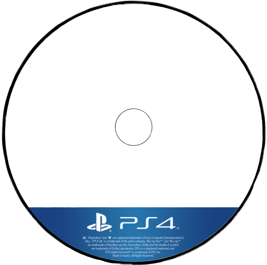 PS4 Disc (Template) by TurkishAutismGaming on DeviantArt