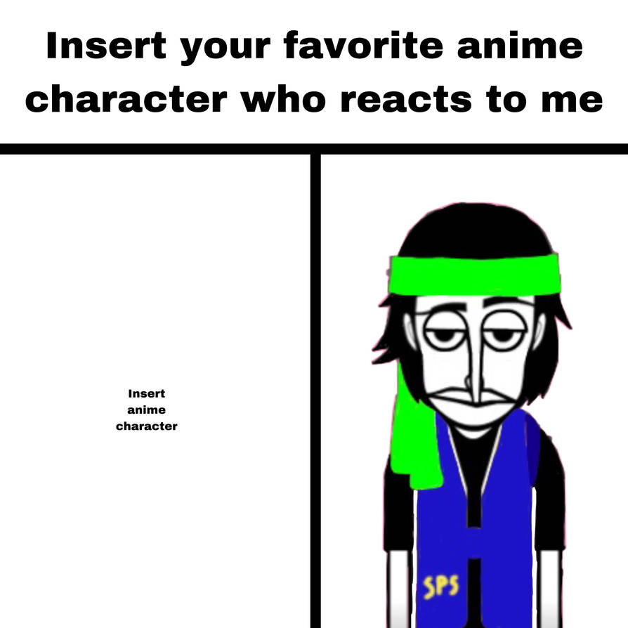 Favorite anime character reacting to me (Template) by