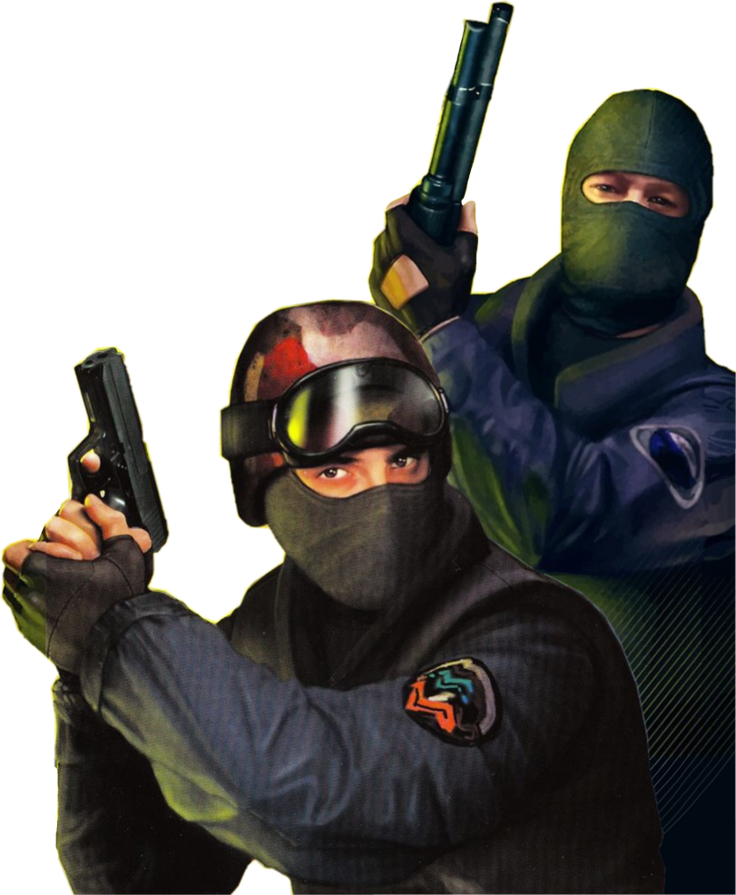 Counter Strike Main 2 soldiers from the Counter Strike 1.6 main menu by TurkishAutismGaming ...
