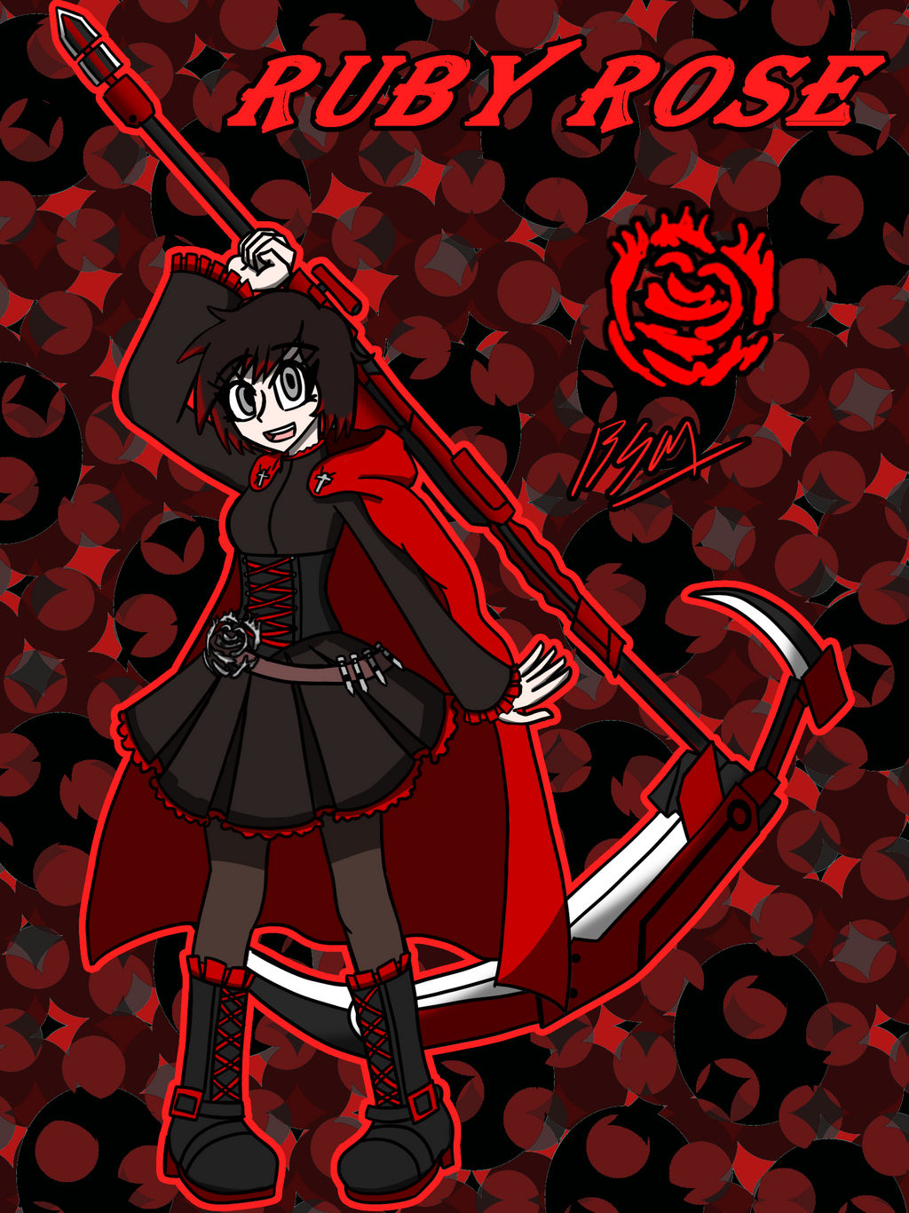 RWBY: Ruby Rose Vol 1 by MamaLuigi2018 on DeviantArt