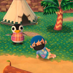 Animal Crossing Summer poses