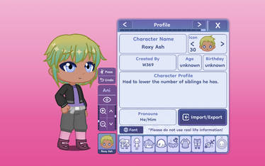 Roxy Ash GL2 bio