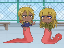 Naga Siblings (Redesigned Luka Included)