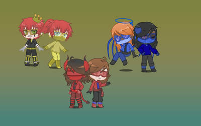 villain-hero forms: 3 guys