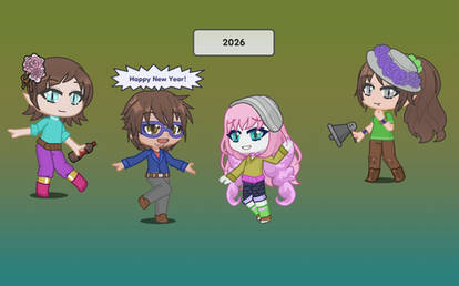 New Years Eve 2026 (with different characters)