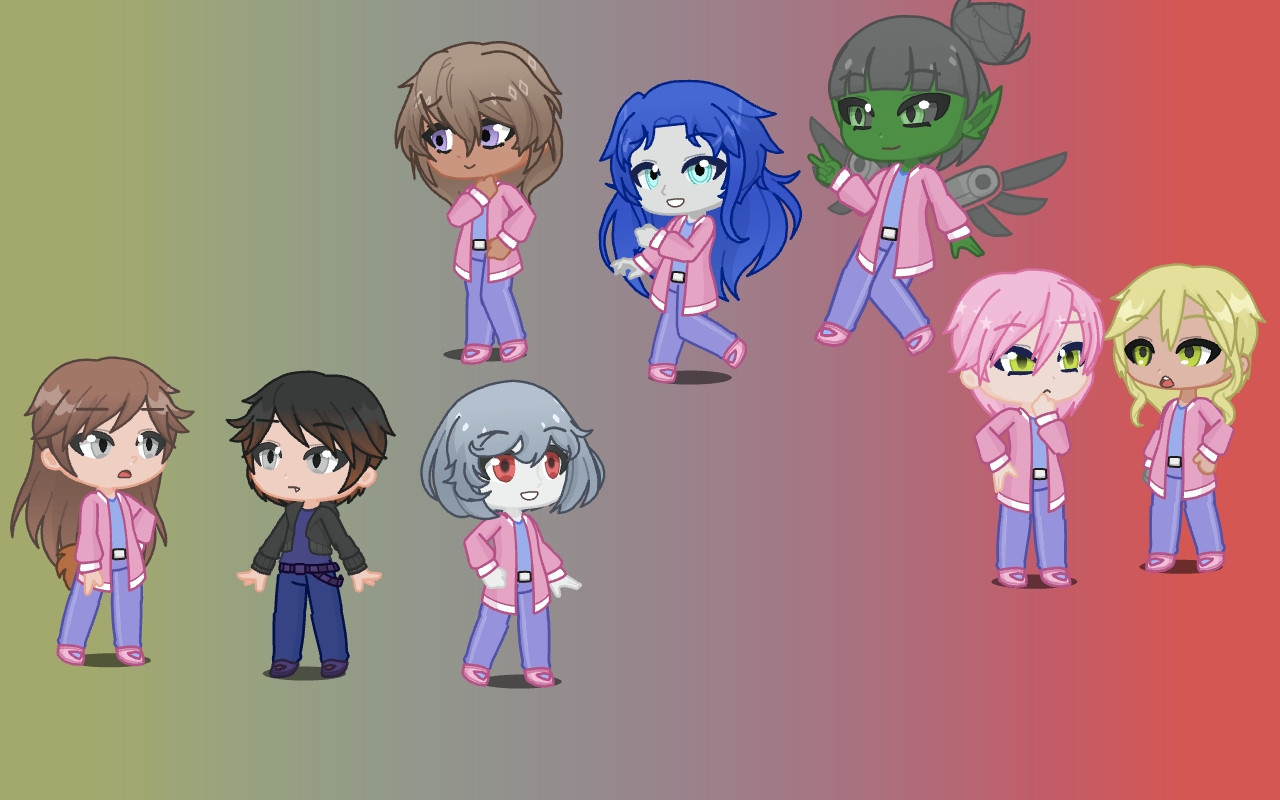 Pixel-roll dormitory crew featuring Jett Arden