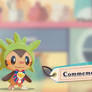 Commemorative Ribbon Brooch Chespin