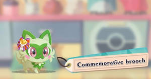 Commemorative brooch starter duo