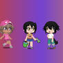 Summer looks group of four (water gun)