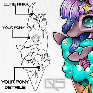 YCH PONY 17/20 SLOTS - Make your ice cream pony!