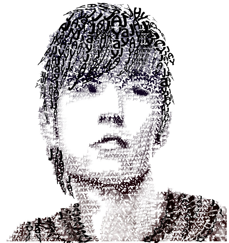 typographic portrait