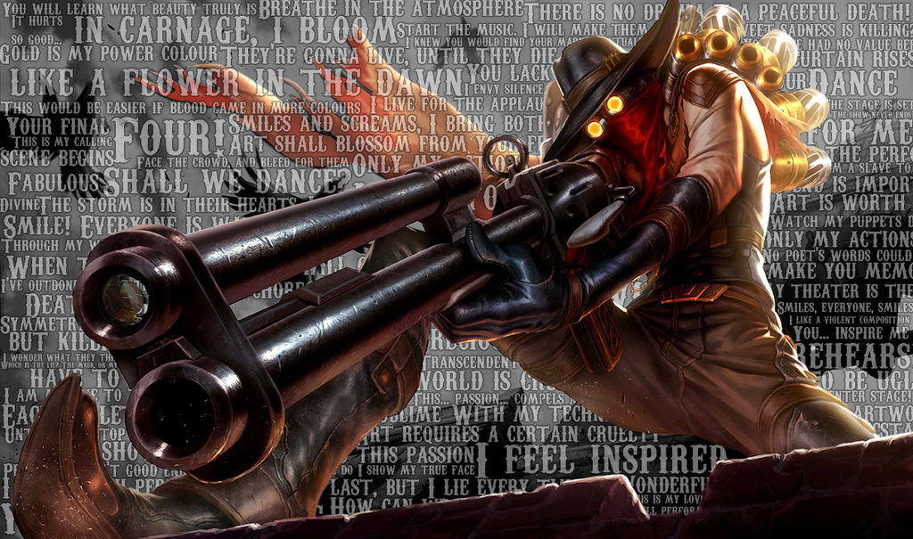 Jhin Explosion High Noon Jhin by CerberusLucerne on DeviantArt