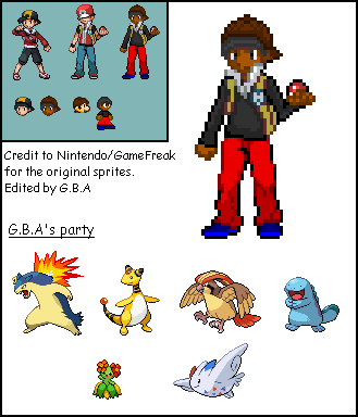 Pokemon SV - Geeta Trainer Sprites [GBA Style] by RHcks on DeviantArt