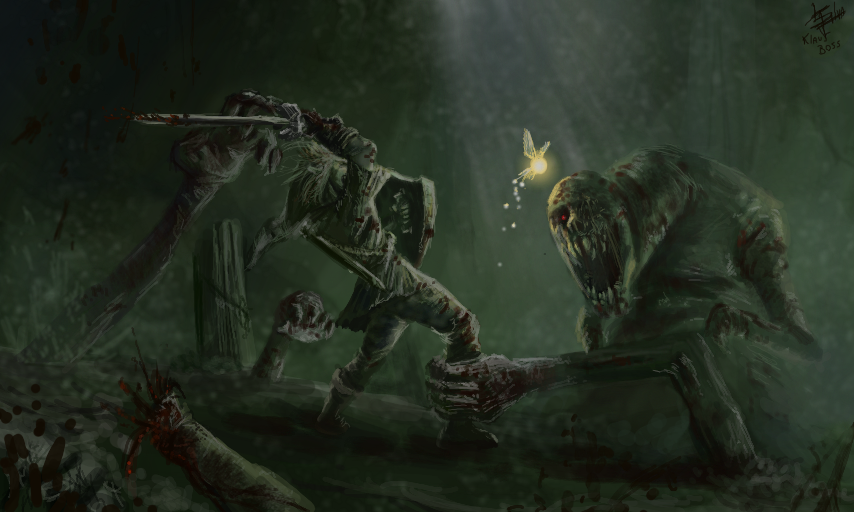 Link Vs Dead Hand By Klausboss On Deviantart