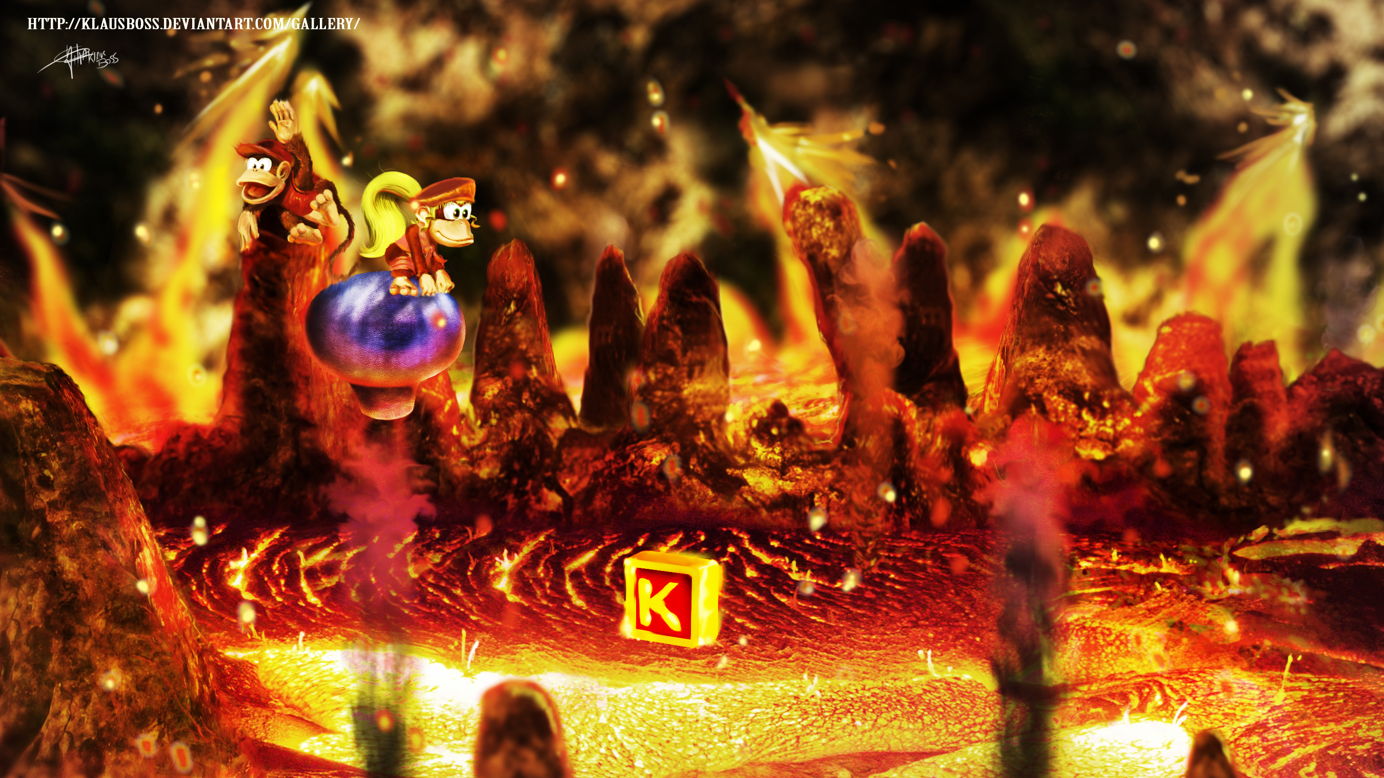 pix Donkey Kong Country Fan Art donkey kong country 2 by klausboss on
