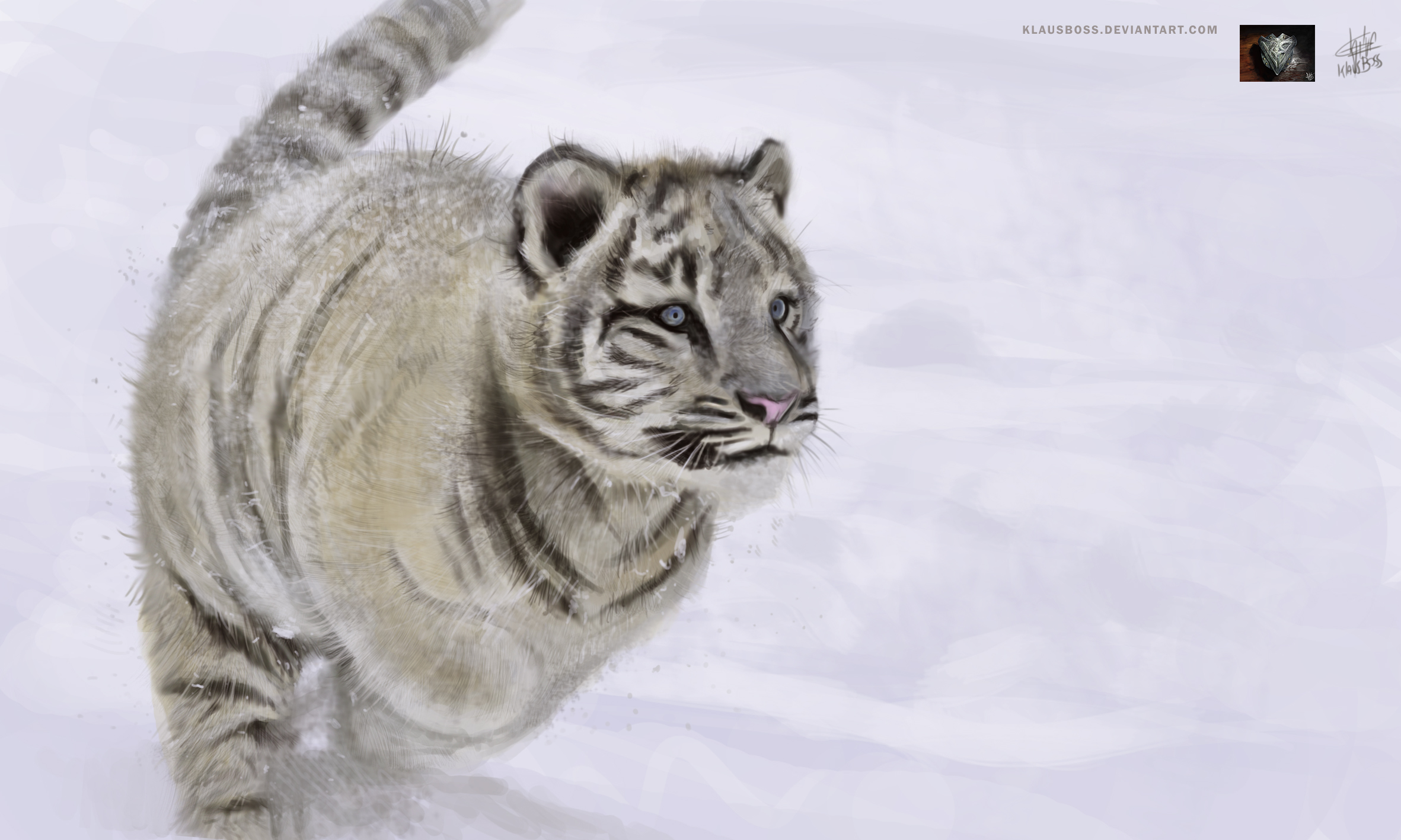 White Tiger cub