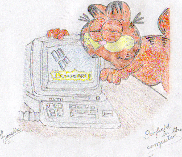 garfield love computer inter by fiorelitazZz on DeviantArt