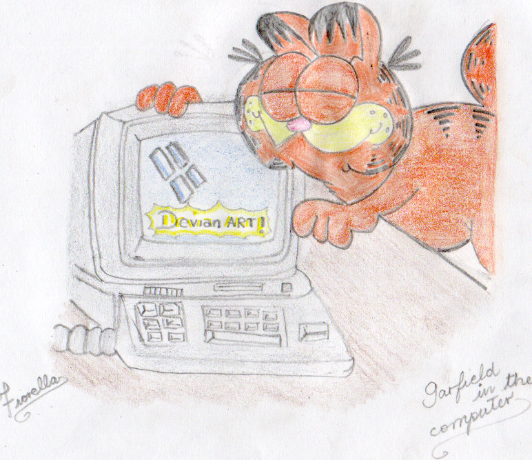 garfield love computer inter by fiorelitazZz on DeviantArt